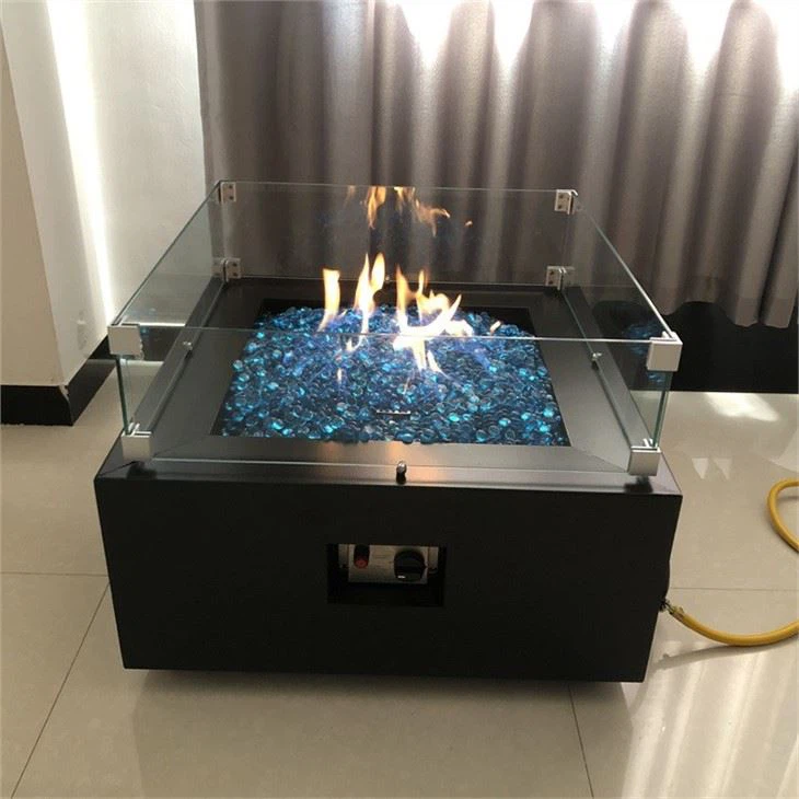 Deyò Patio gaz dife twou tab Firepit
