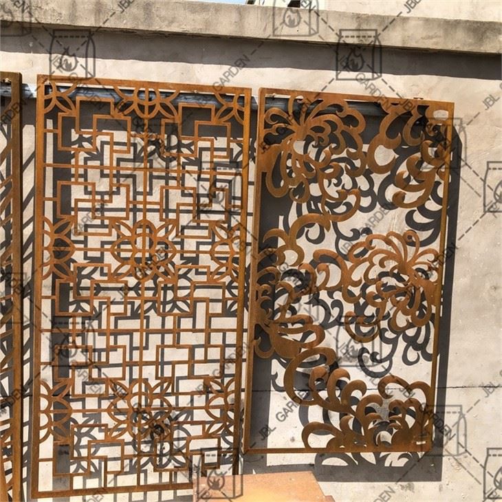 Corten Garden Screen