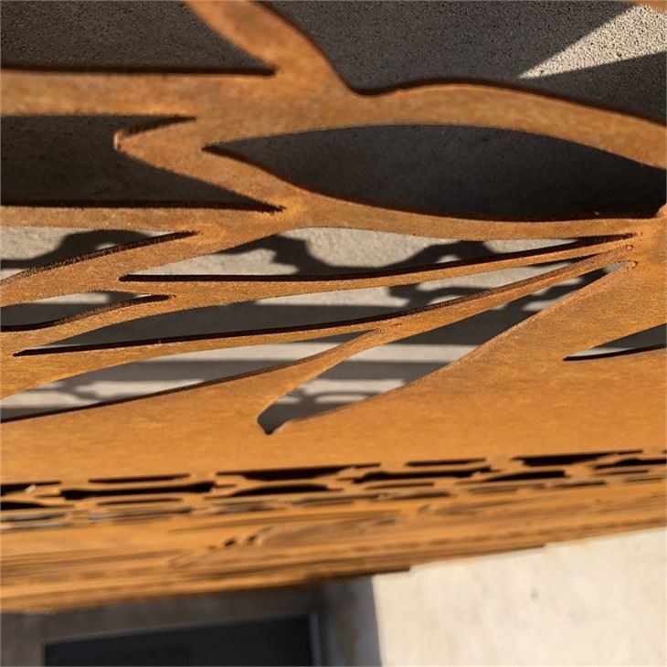 Art metal ekran Panno Corten Panno dekoratif