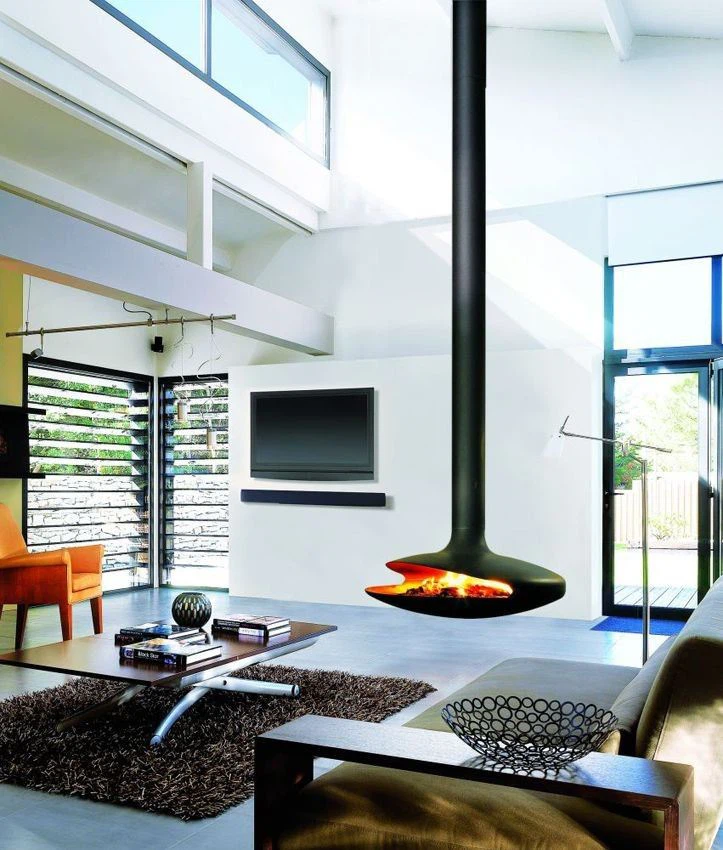 Ceiling Mounted Wood Stove