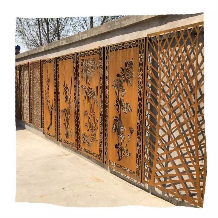 Corten Fence Panels