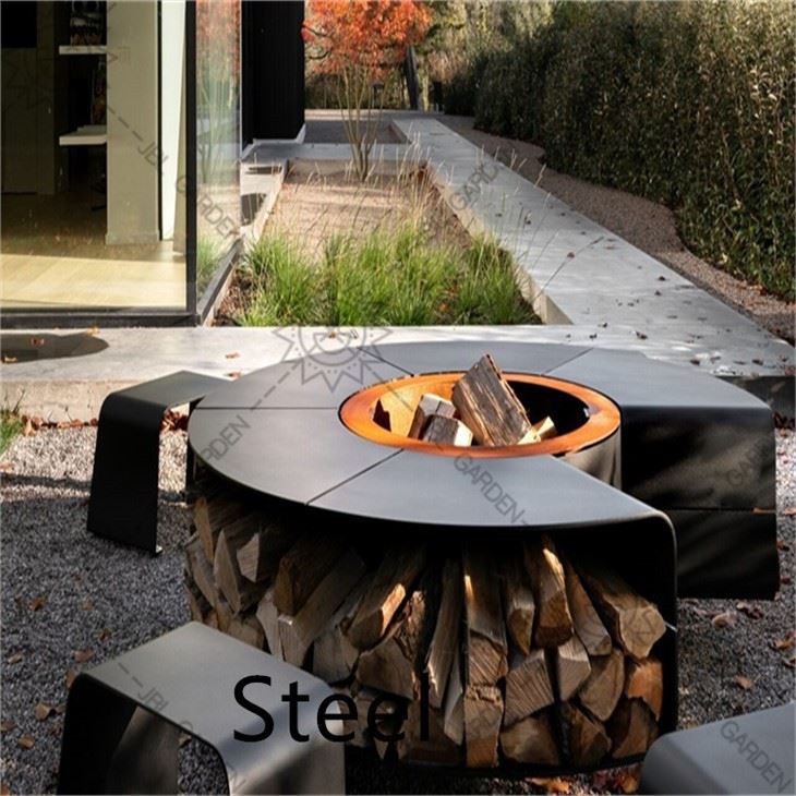 Sou entènèt jwèt Fireplace Fire Pit