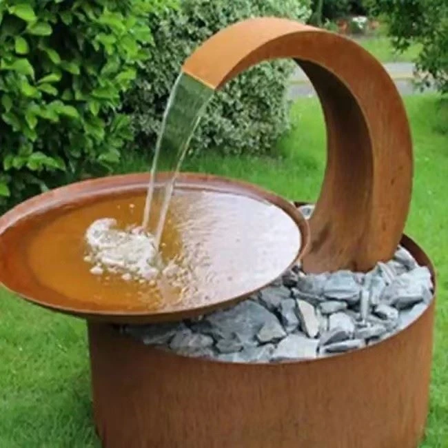 Metal Trough Water Feature