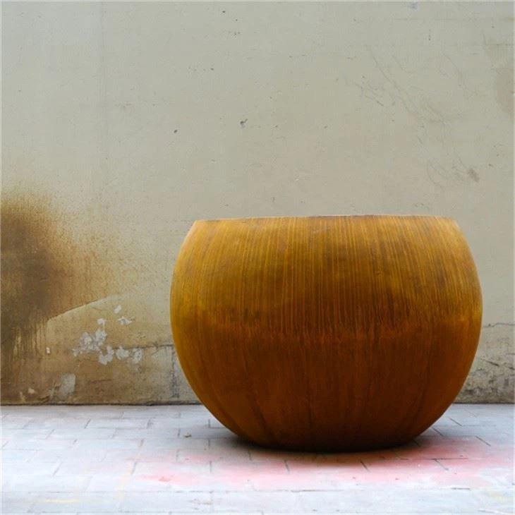 Detachable Weathering Steel Corten Planter