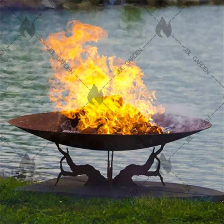 Round Fire Pit Cover Metal
