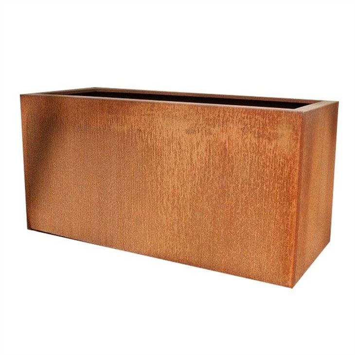 Rustic Design Corten Steel Flowerpot