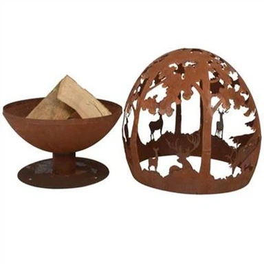 Corten Steel boul dife
