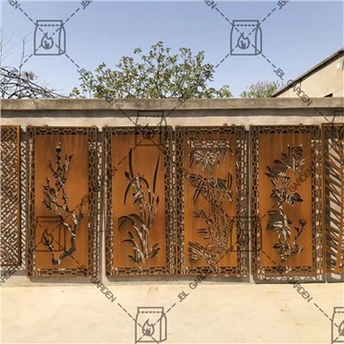 Corten Steel Privacy Screens