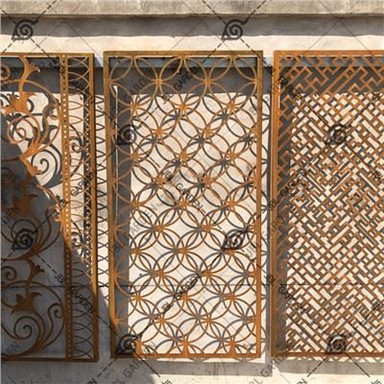 Dekoratif Perforation Metal Screen Privacy Screen