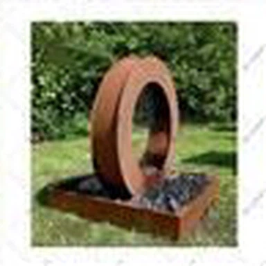 Pi renmen Corten Steel Round Water Table