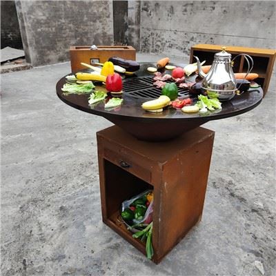 Deyò Corten Steel BBQ Grill