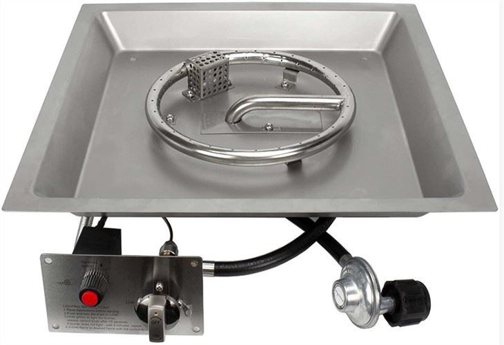 Kare deyò Gaz ponpye pit burner