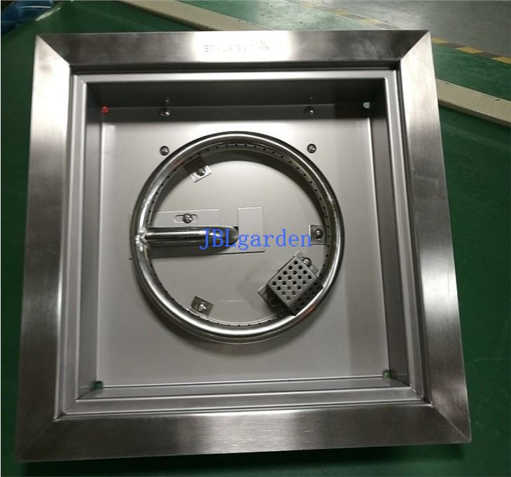 Square Outdoor Gas Fire Pit Burner