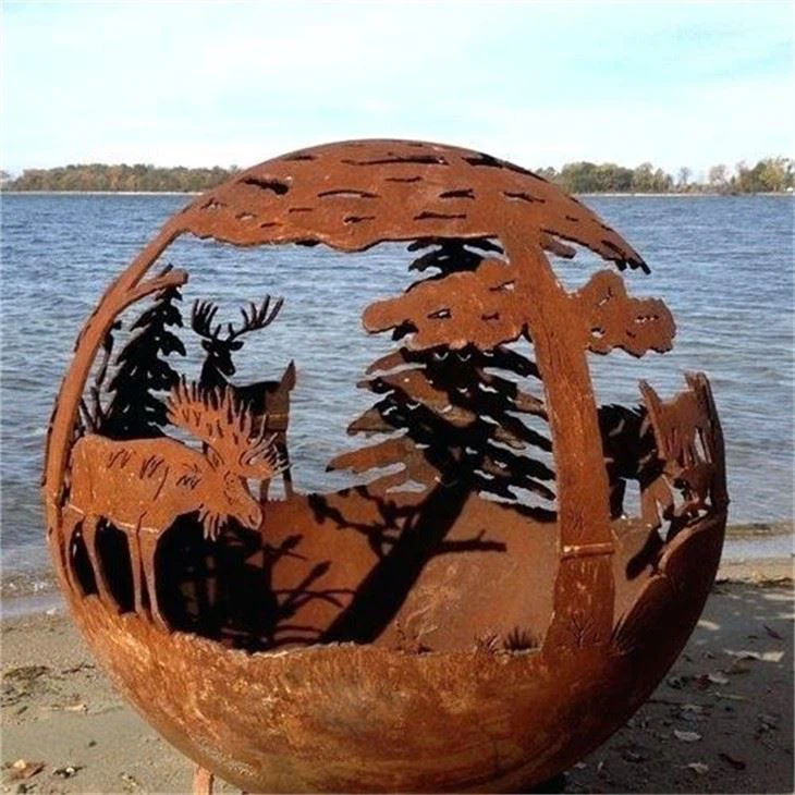 Steel Garden Fire Pit