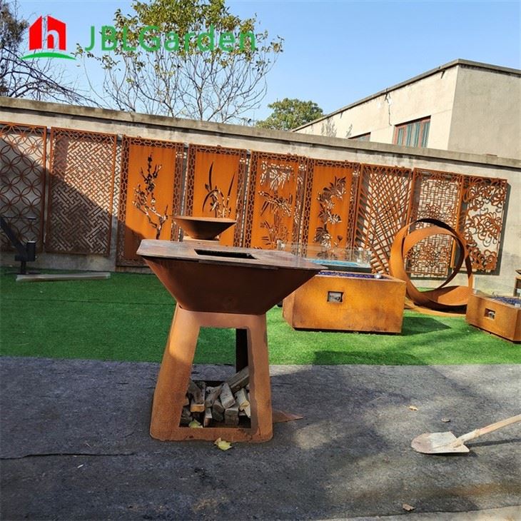 Nature Style Corten Barbecue Garden