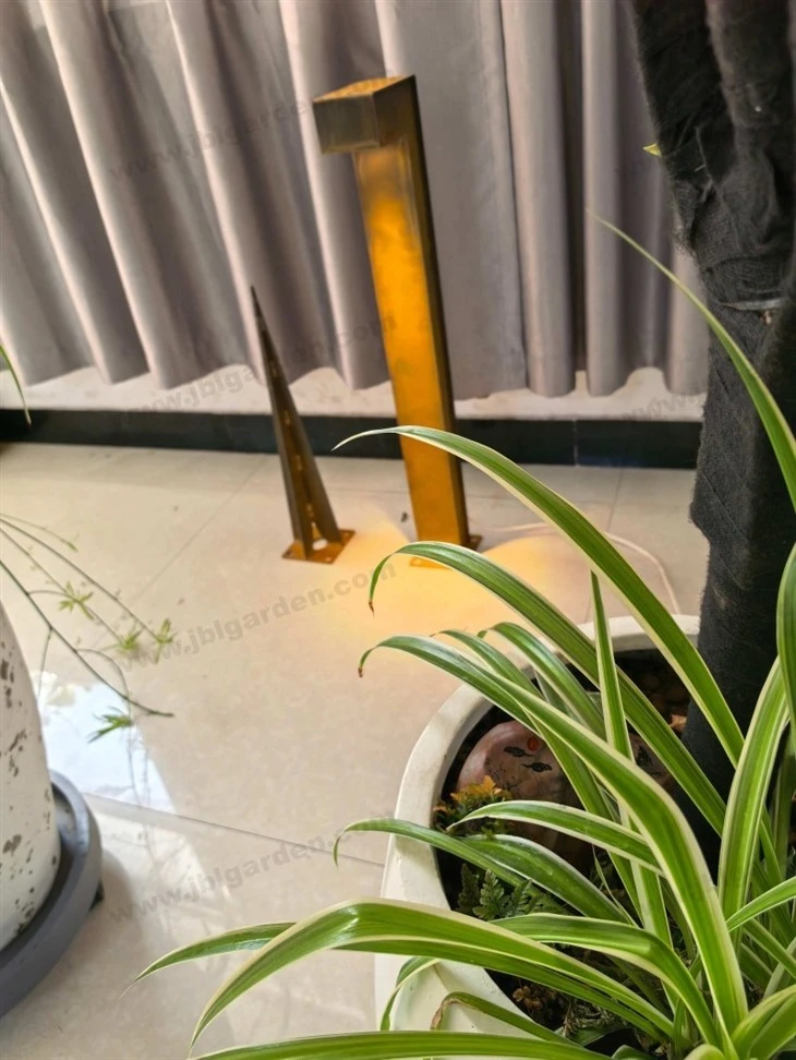 Corten Steel Column Light With Spike best