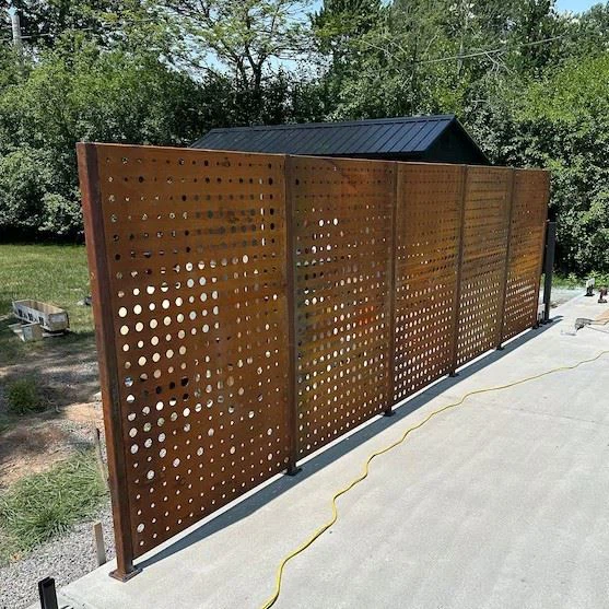 Corten Steel Screen Panel