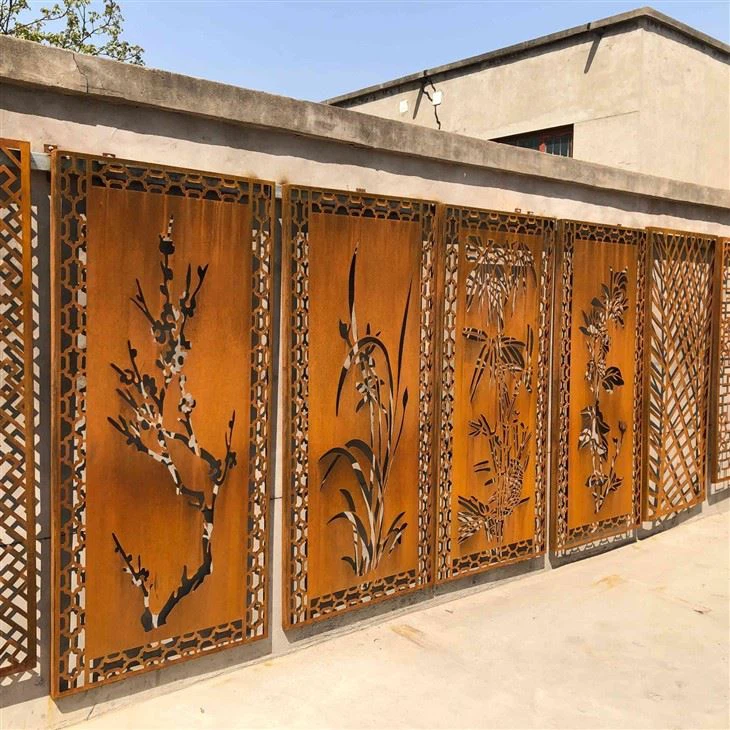 Corten Steel Screen Panel