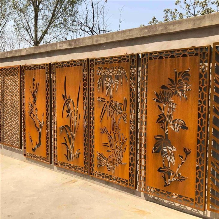 Corten Steel Screen Panel