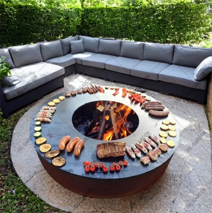Factory Corten BBQ Grill
