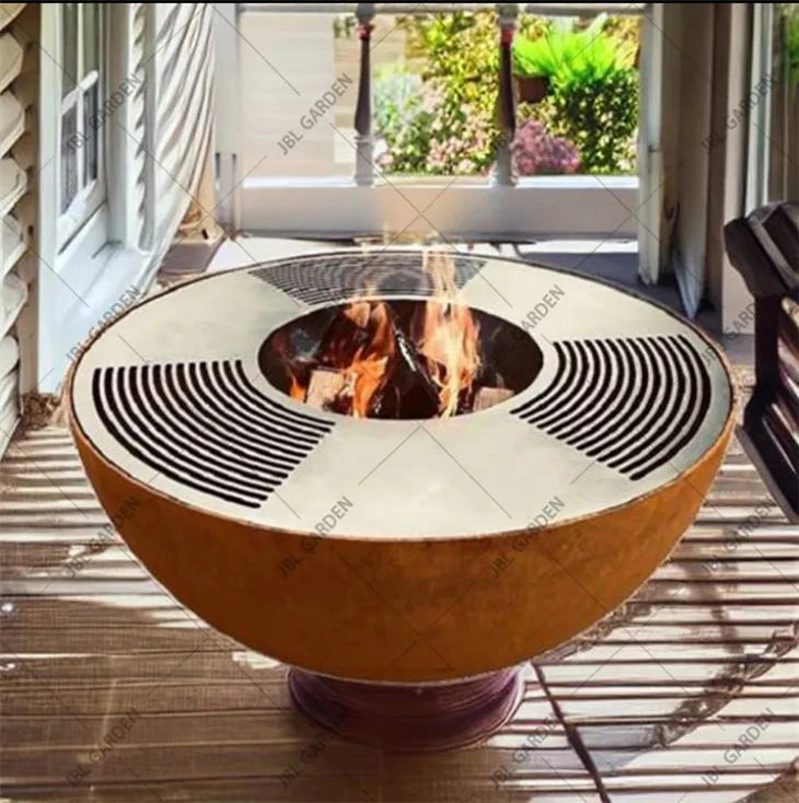Factory Corten BBQ Grill