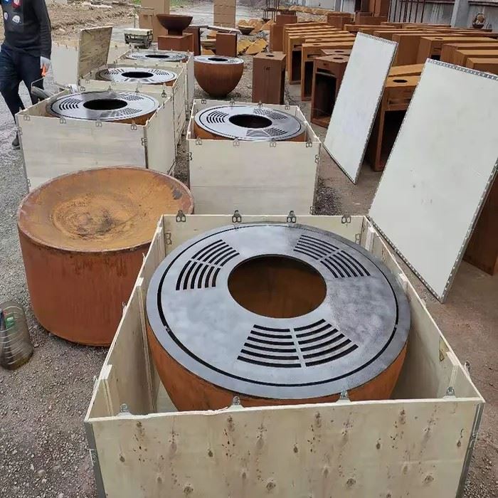 Factory Corten BBQ Grill