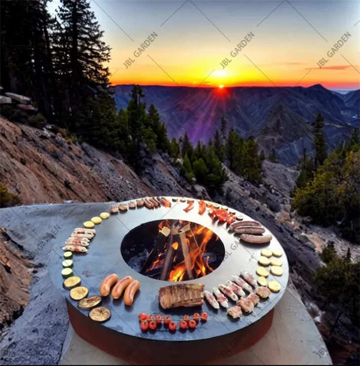 Factory Corten BBQ Grill