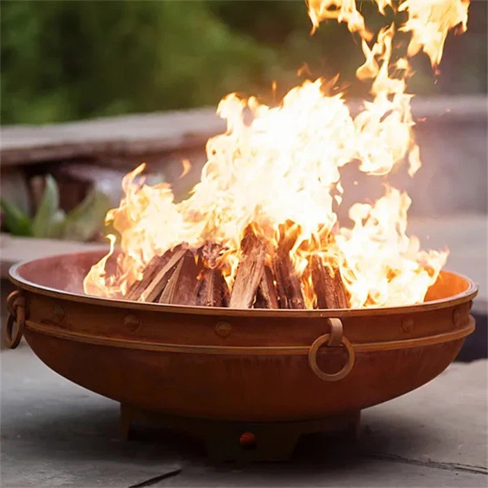 Garden Fire Bowl With Cooking