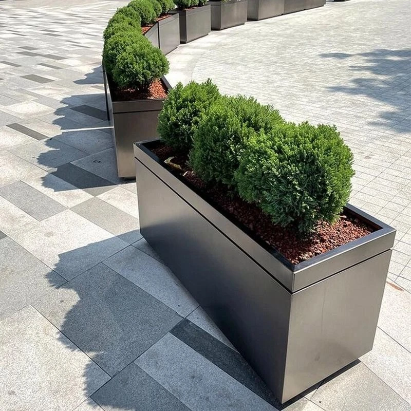 Stainless Steel Planters Stainless Steel Planters