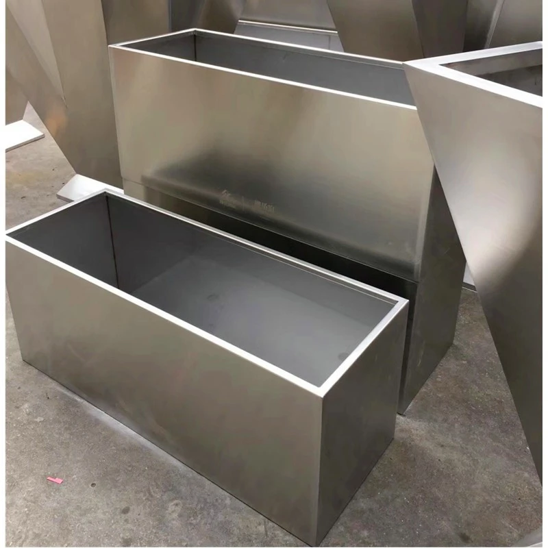 Stainless Steel Planters Stainless Steel Planters