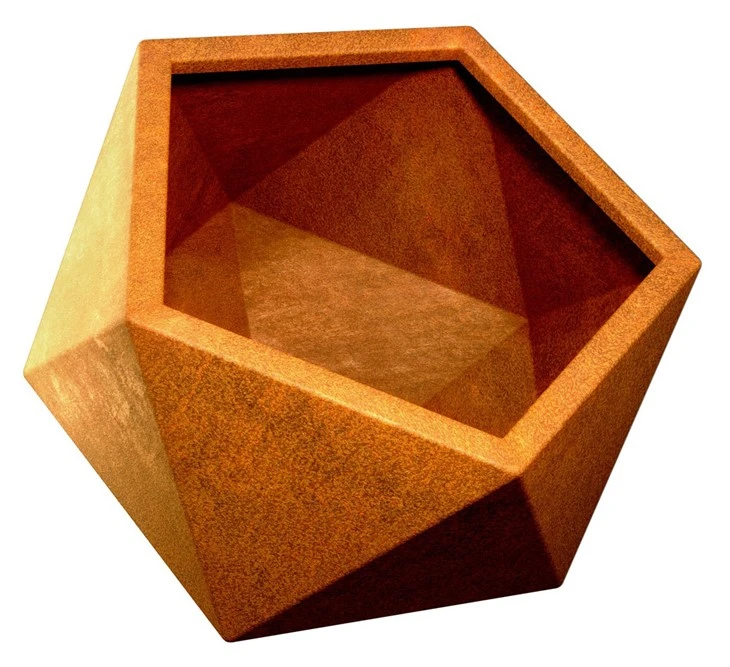Gwo Polygonal Corten Steel Planter
