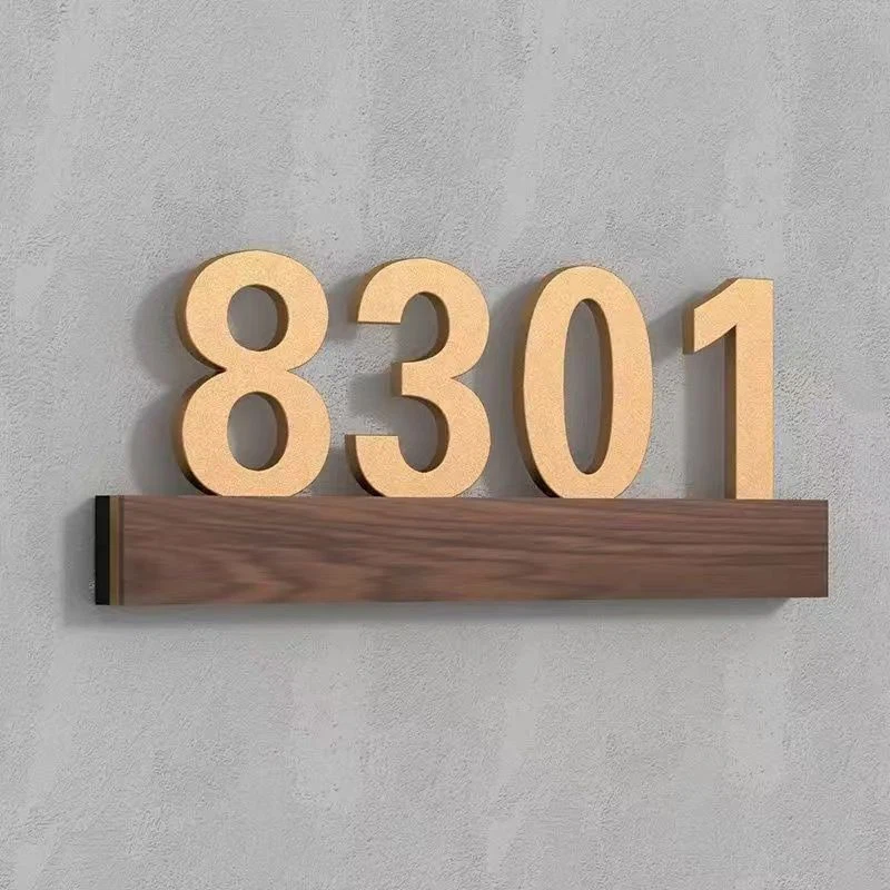 yellow numder for garden decoration