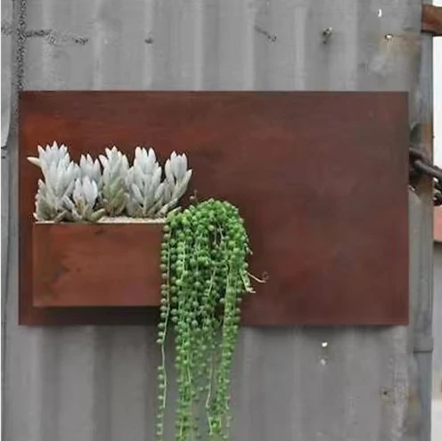 metal planter metal planter