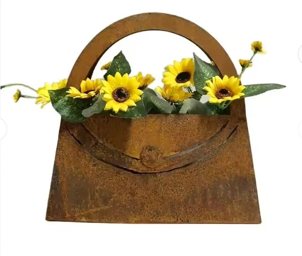 metal planter metal planter