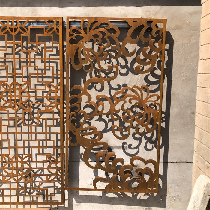 Rusty Corten Steel Screens