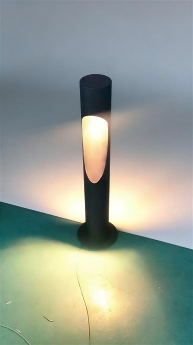 Crescent-Limyè jaden Corten Steel ki gen fòm