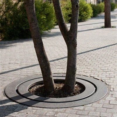 Flush Mount Corten Tree Grate