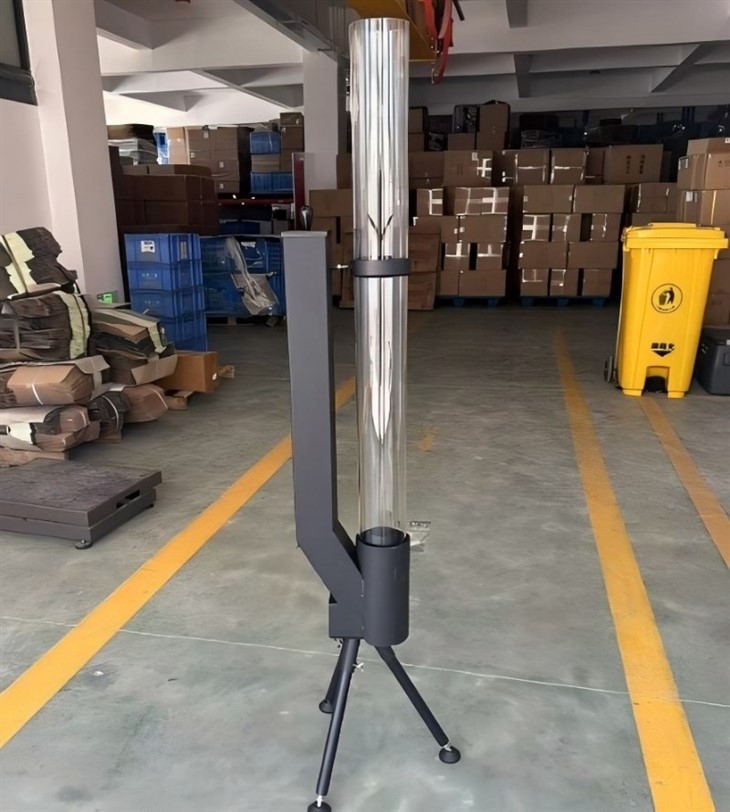 Tripod Support Base Outdoor Pellet Patio Heater With Glass Flame Tube high quality