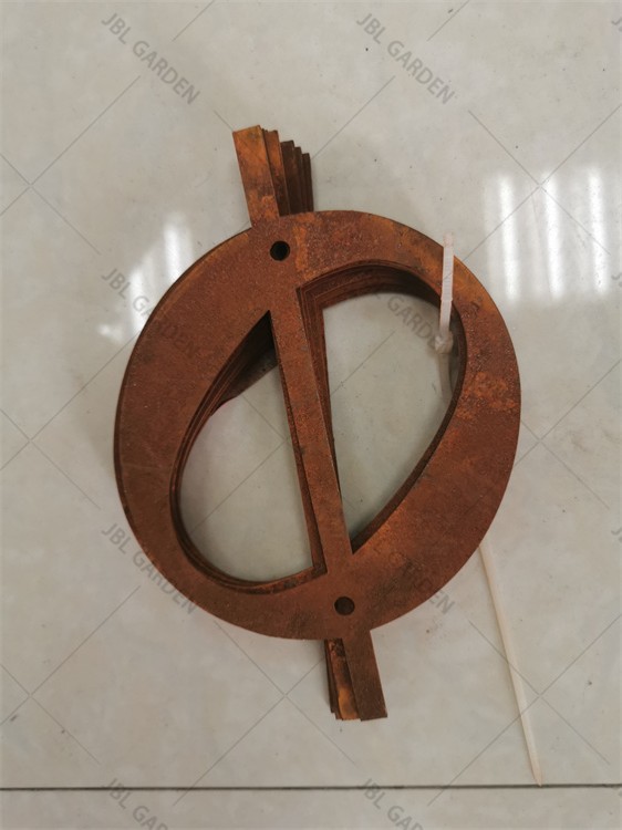 Weathering Corten Steel Letters best